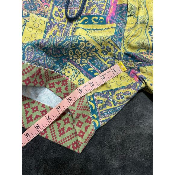 Sundance Kalini Shorts Women’s Boho Green Linen cotton Blend Medium - Picture 9 of 10